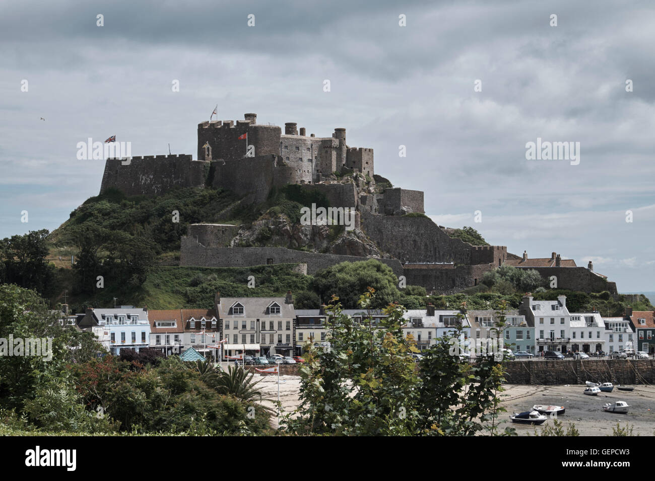 Porto Gorey, isola di Jersey Foto Stock