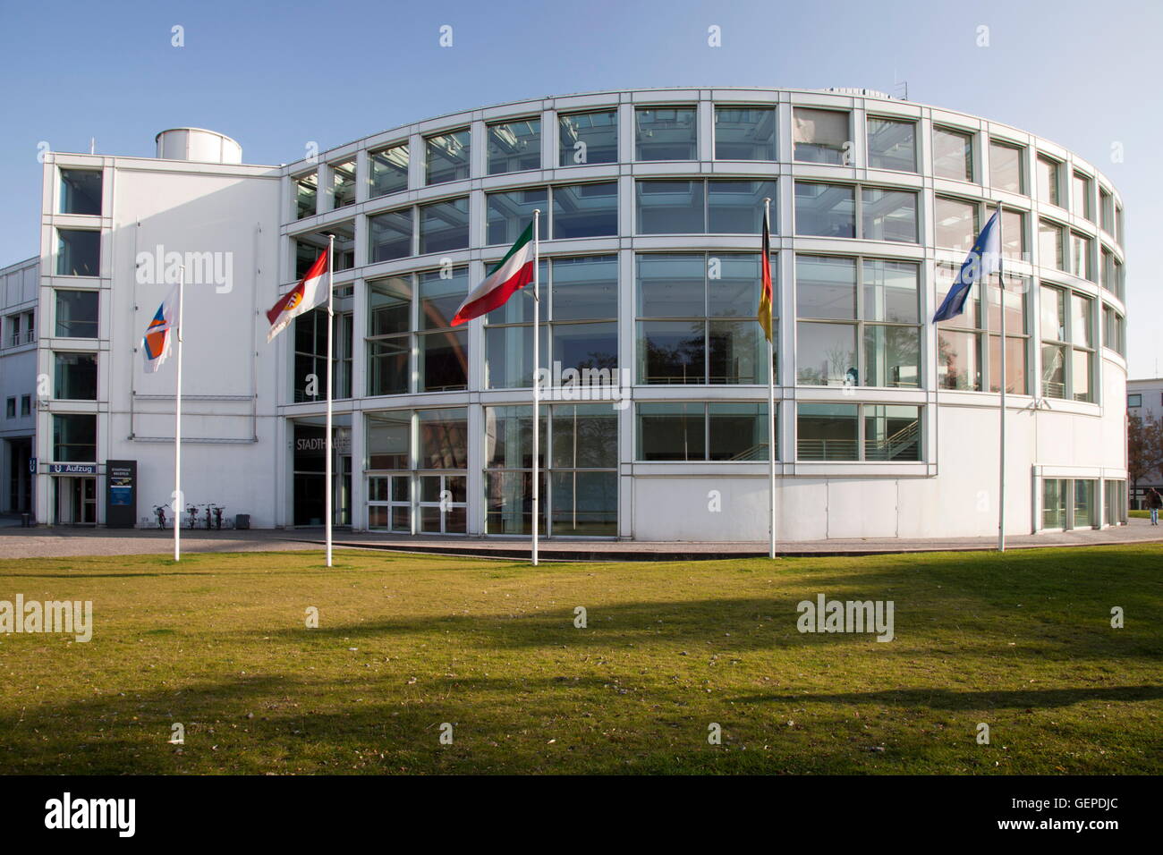 Geografia / viaggi, in Germania, in Renania settentrionale-Vestfalia, Est Westphalia-Lippe, Bielefeld, municipio, costruito: 1990 da Gerkan Marg e partner Foto Stock