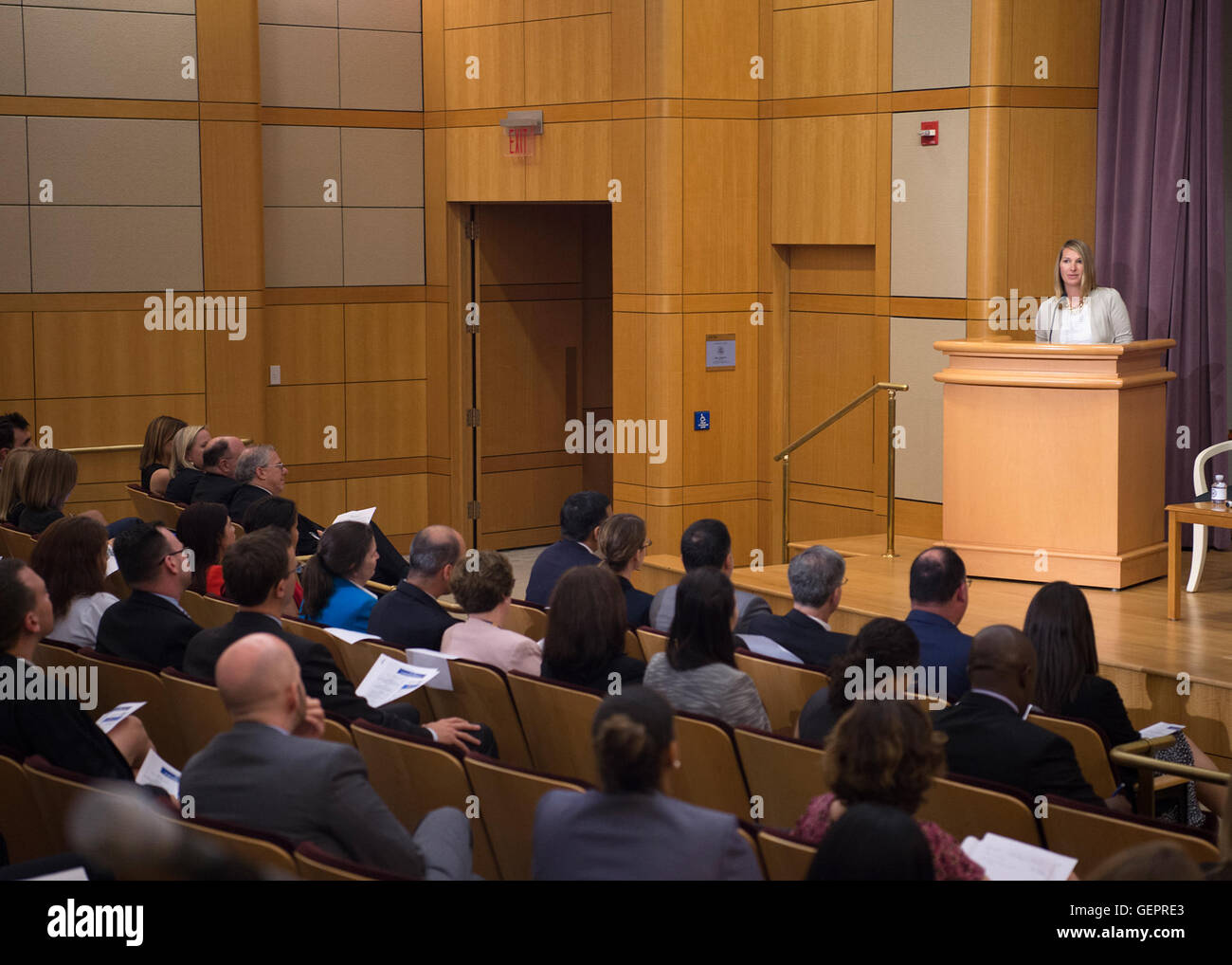 Vice Segretario Higginbottom offre commento all'Ufficio di U.S. Assistenza estera delle risorse" 10 Anniversario Commeroration a Washington Foto Stock