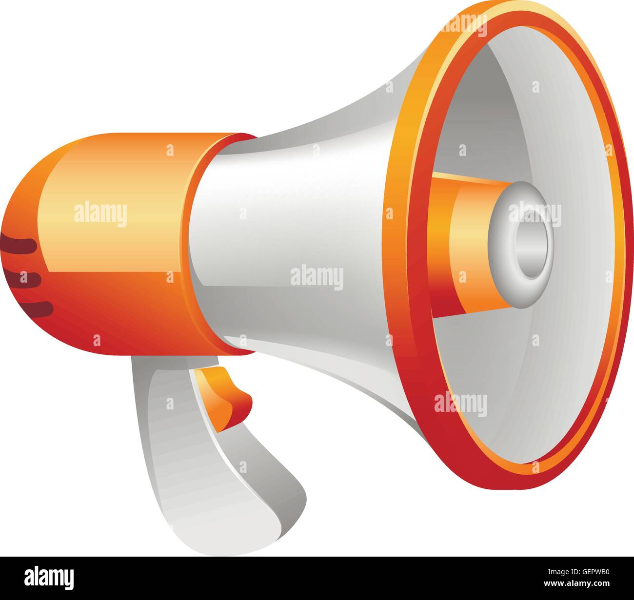 Boccaglio icona realistica Illustrazione Vettoriale