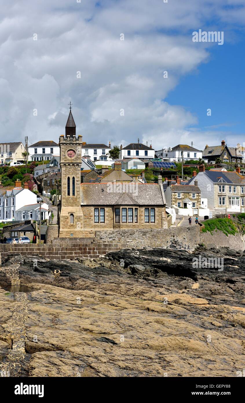 Istituto Bickford-Smith Porthleven harbour Cornwall Inghilterra REGNO UNITO Foto Stock