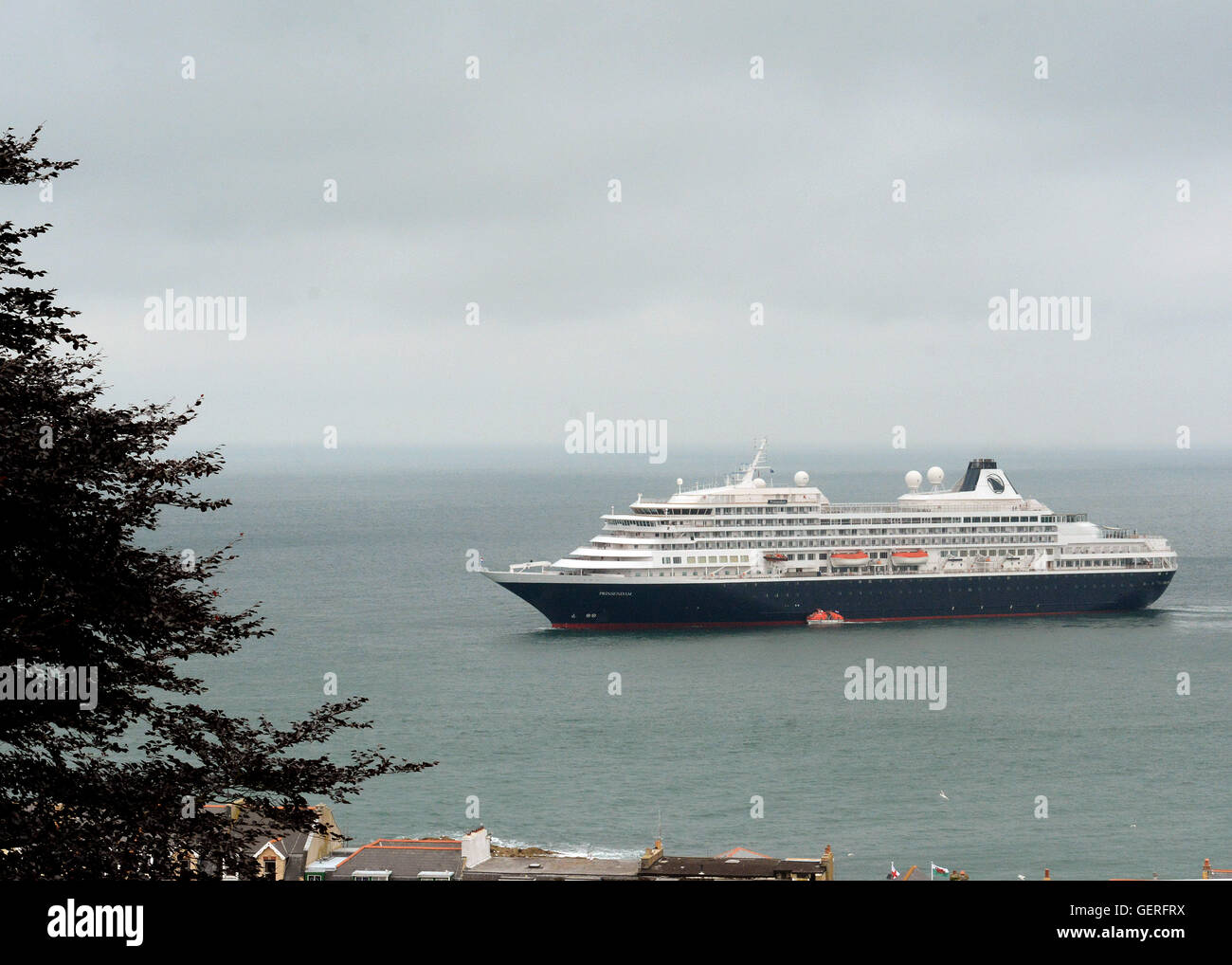 MS Prinsendam ex Seabourn Sun e Royal Viking Sun Holland America Line elegante Explorer Visite North Devon Coast Bristol Foto Stock