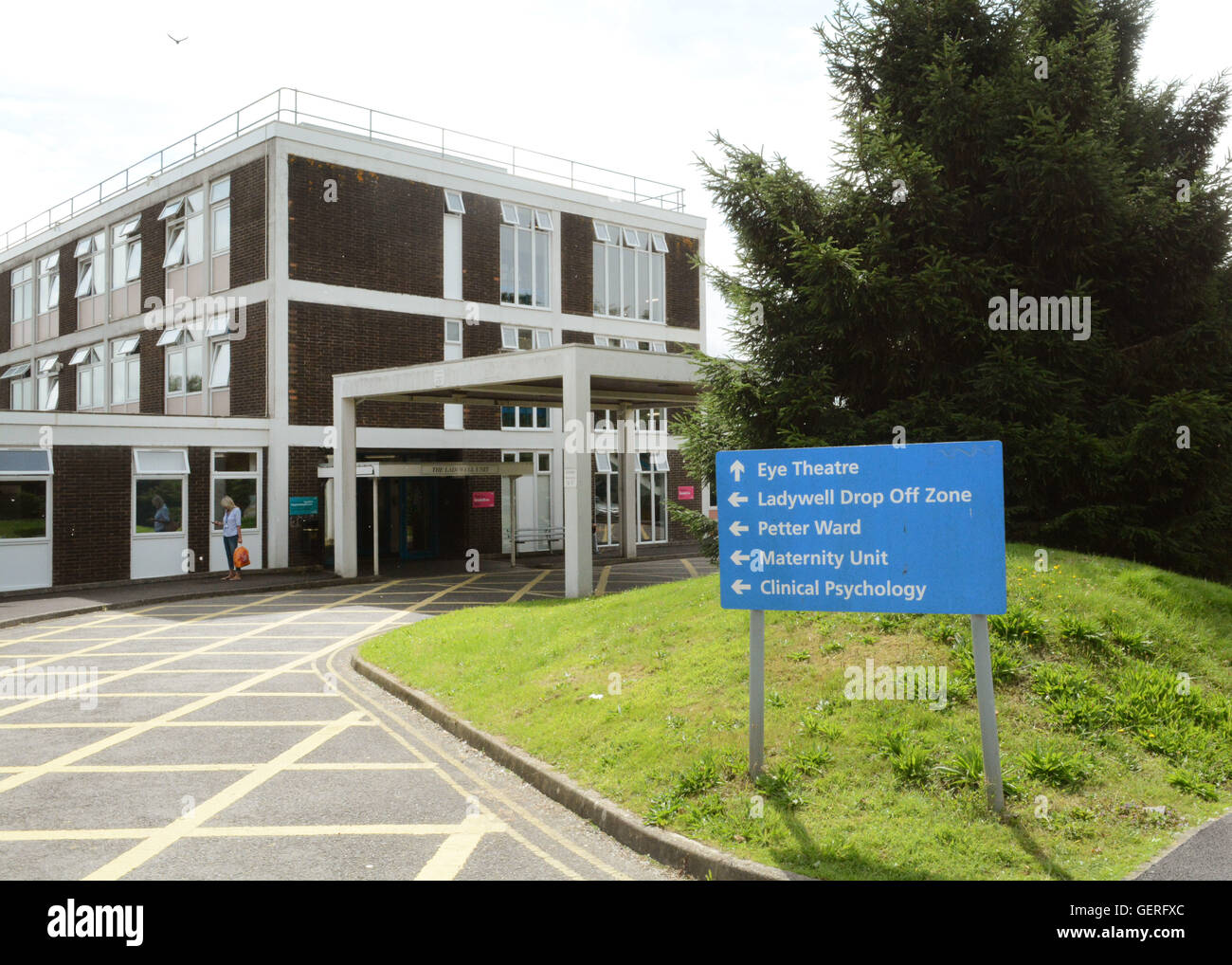 Unità Ladywell North Devon District Hospital Con Caroline Thorpe Childrens Ward cura speciale unità bambino SCBU reparto di maternità Foto Stock