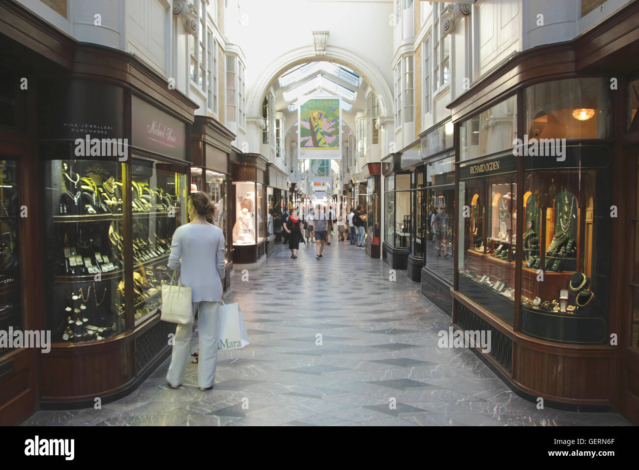 Burlington Arcade Piccadilly Londra Foto Stock