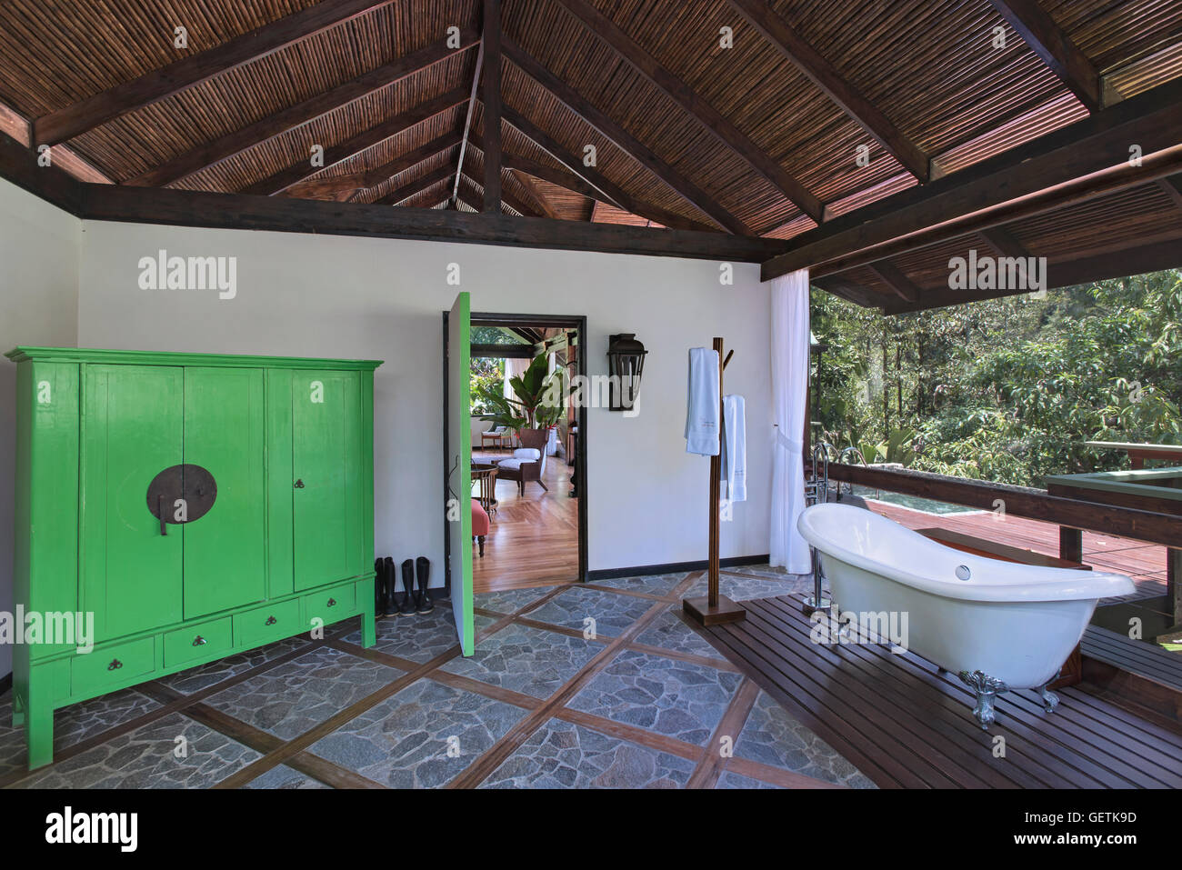 Pacuare Lodge, Costa Rica Foto Stock