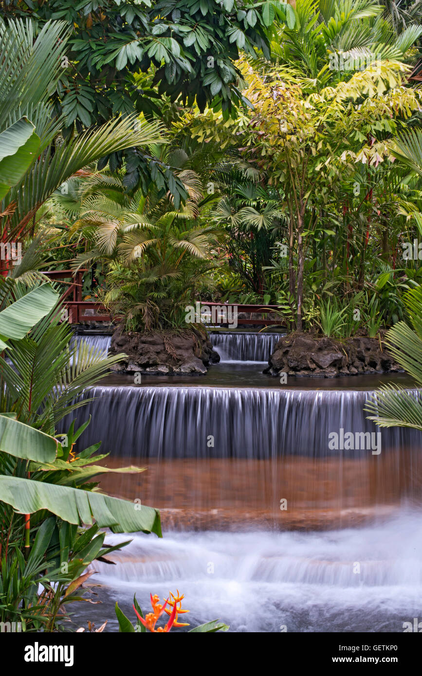 Tabacón hot springs, Costa Rica Foto Stock