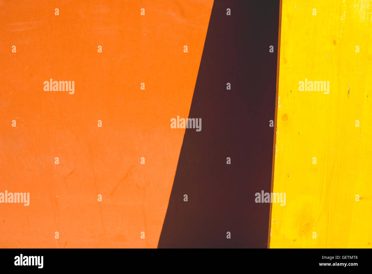 Minima luce geometrico e architettura ombra Foto Stock