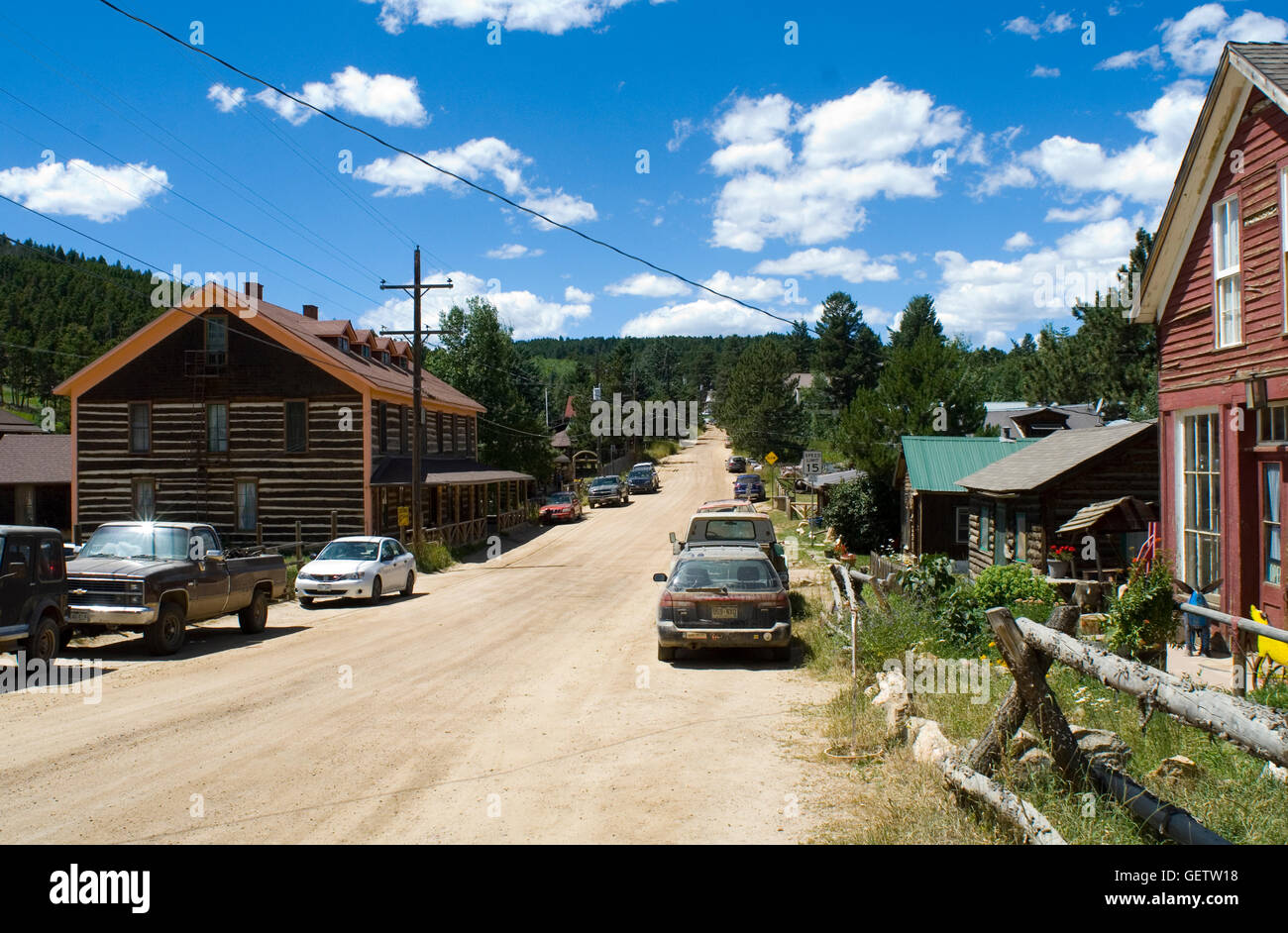 Oro Hill, Colorado, è un ex miniere d'oro comunità databili tra la metà e la fine del-1800s. Il censimento del 2010 una popolazione: 230 Foto Stock