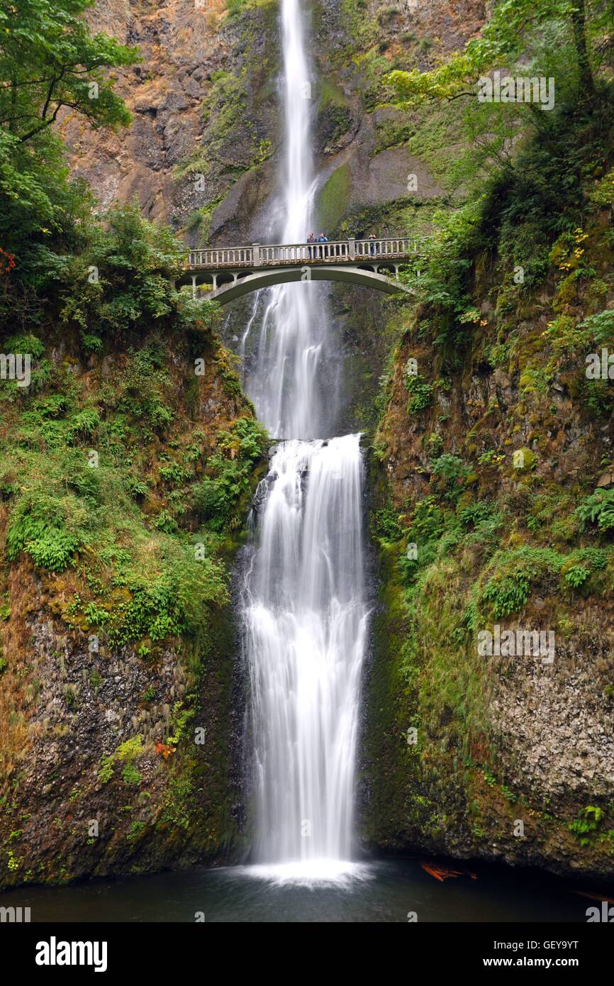 Geografia / viaggi, STATI UNITI D'AMERICA, Oregon, cascate Multnomah, Columbia River Gorge, Foto Stock