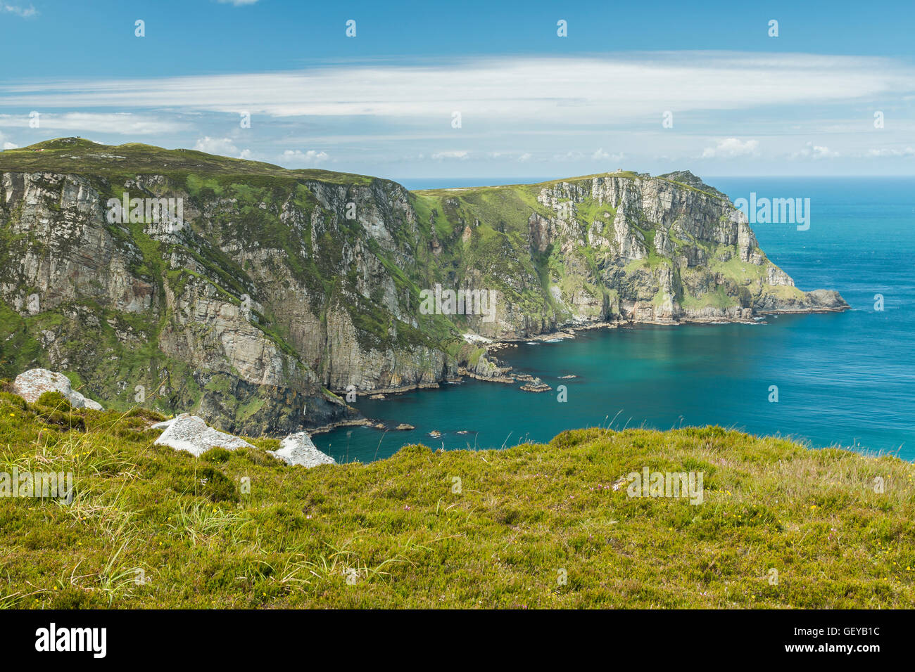 Testa di clacson Donegal nel nord ovest dell'Irlanda Foto Stock