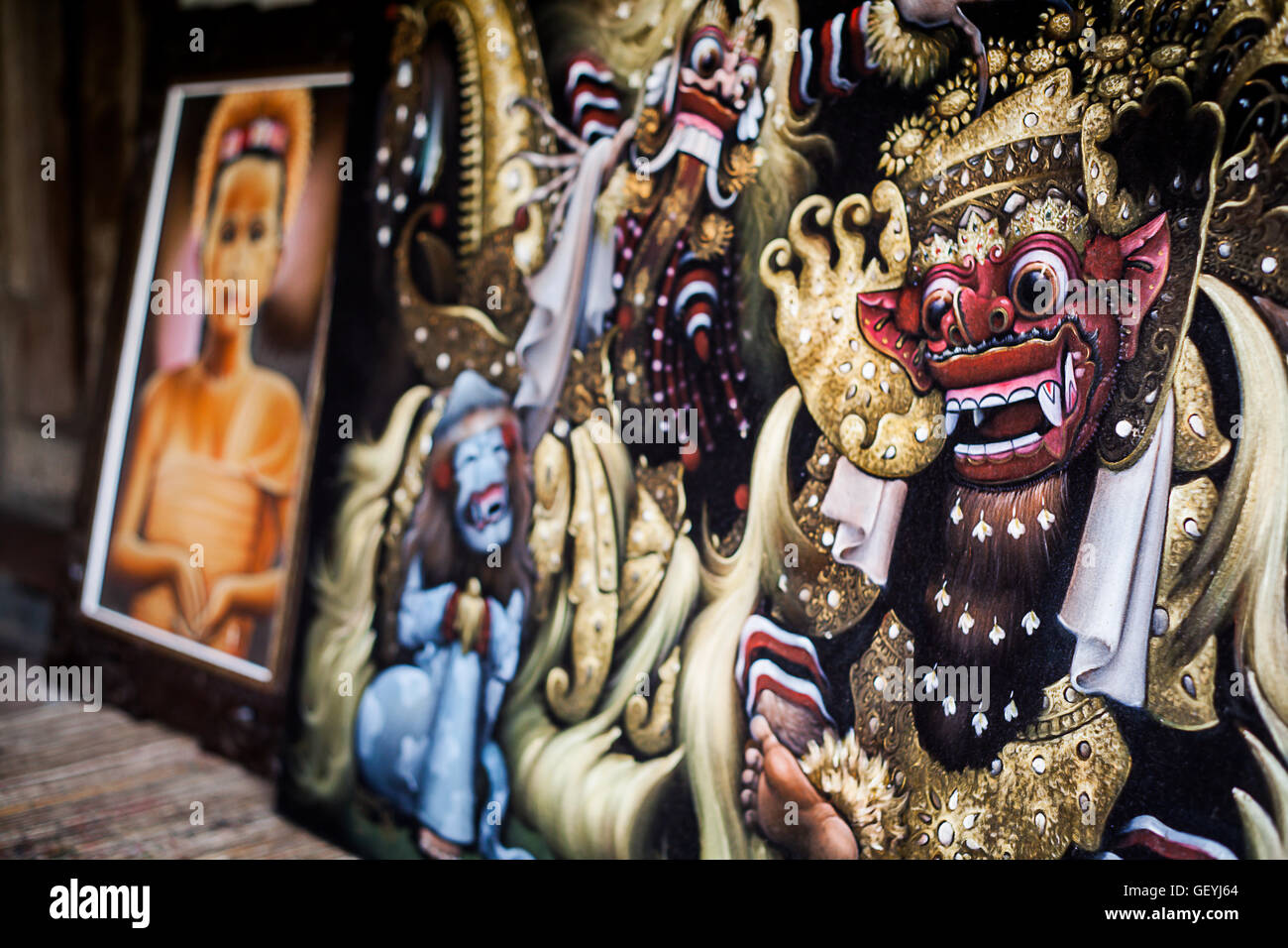 Mitologia Balinese rappresentato nella foto Foto Stock