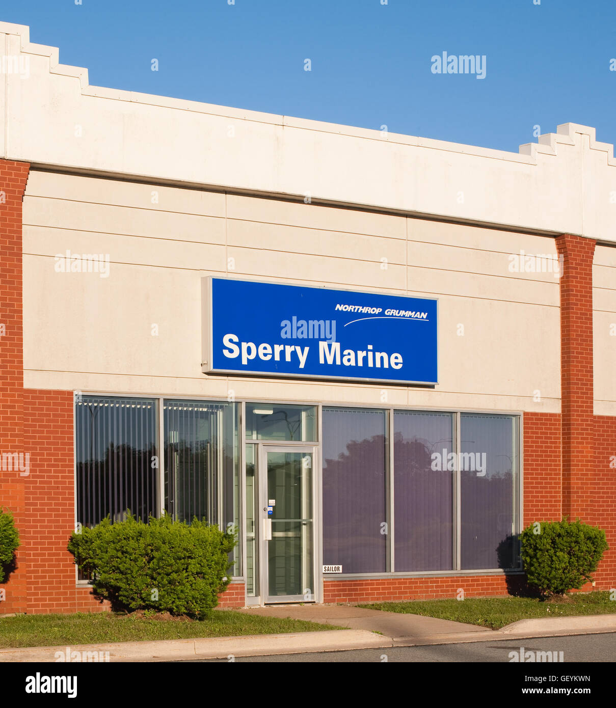 DARTMOUTH, CANADA - Luglio 03, 2016: Sperry Marine è un marine electronics company di proprietà di Northrop Grumman. Foto Stock