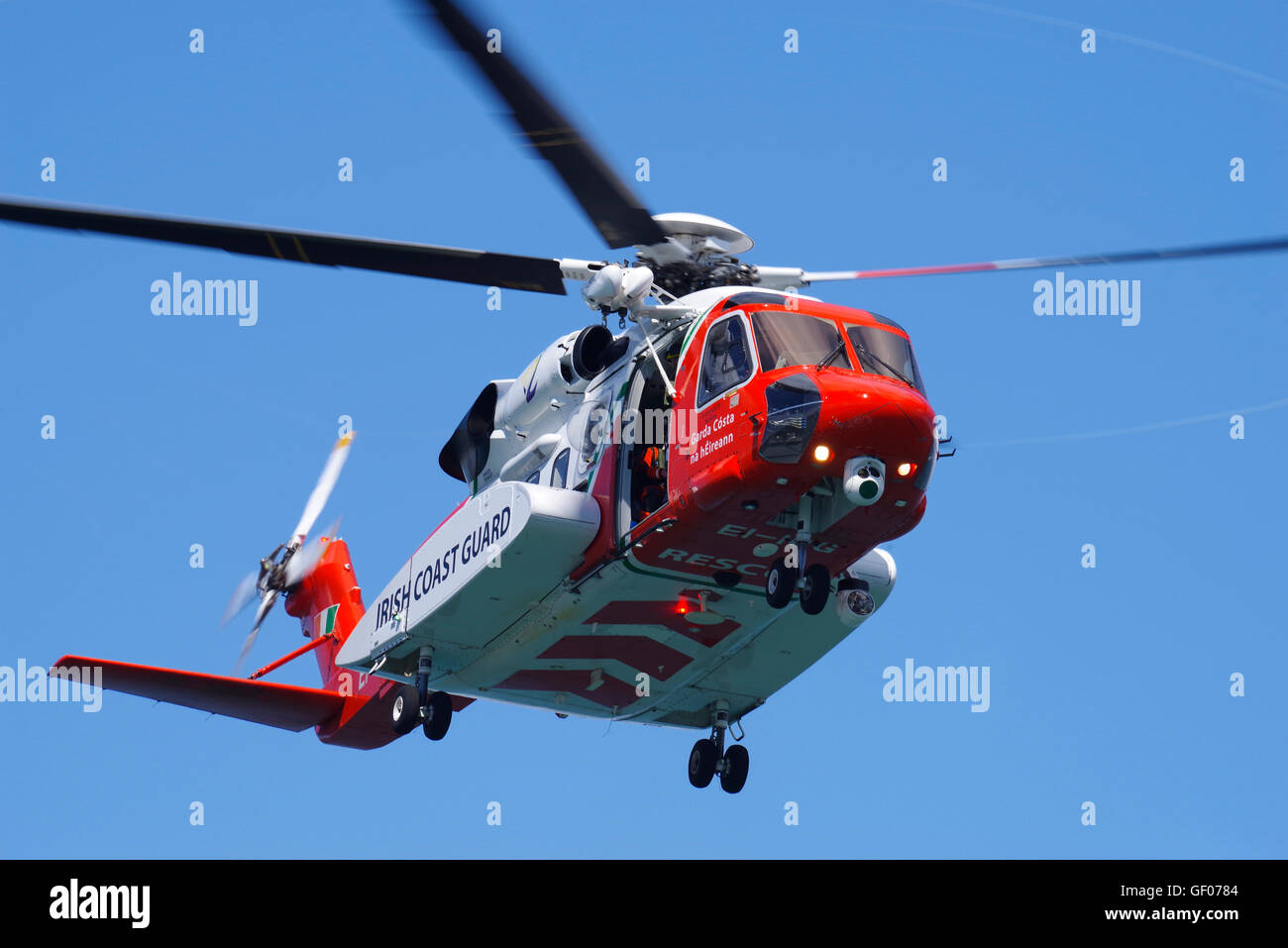 Irish Coastguard Sikorski S-92 EI-ECG, al Bray Air Display Foto Stock