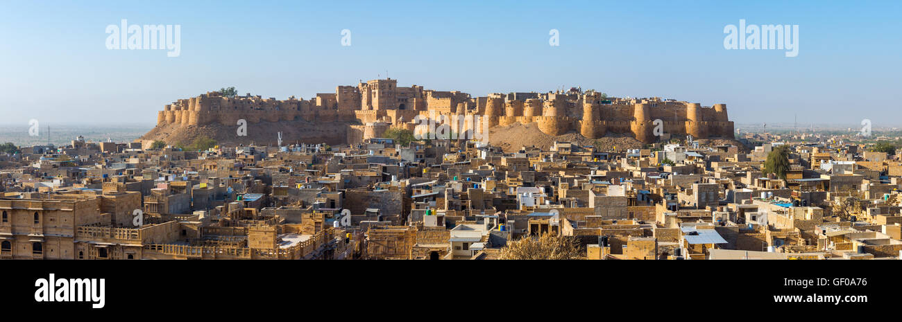 Jaisalmer fort nel Rajasthan, India Foto Stock