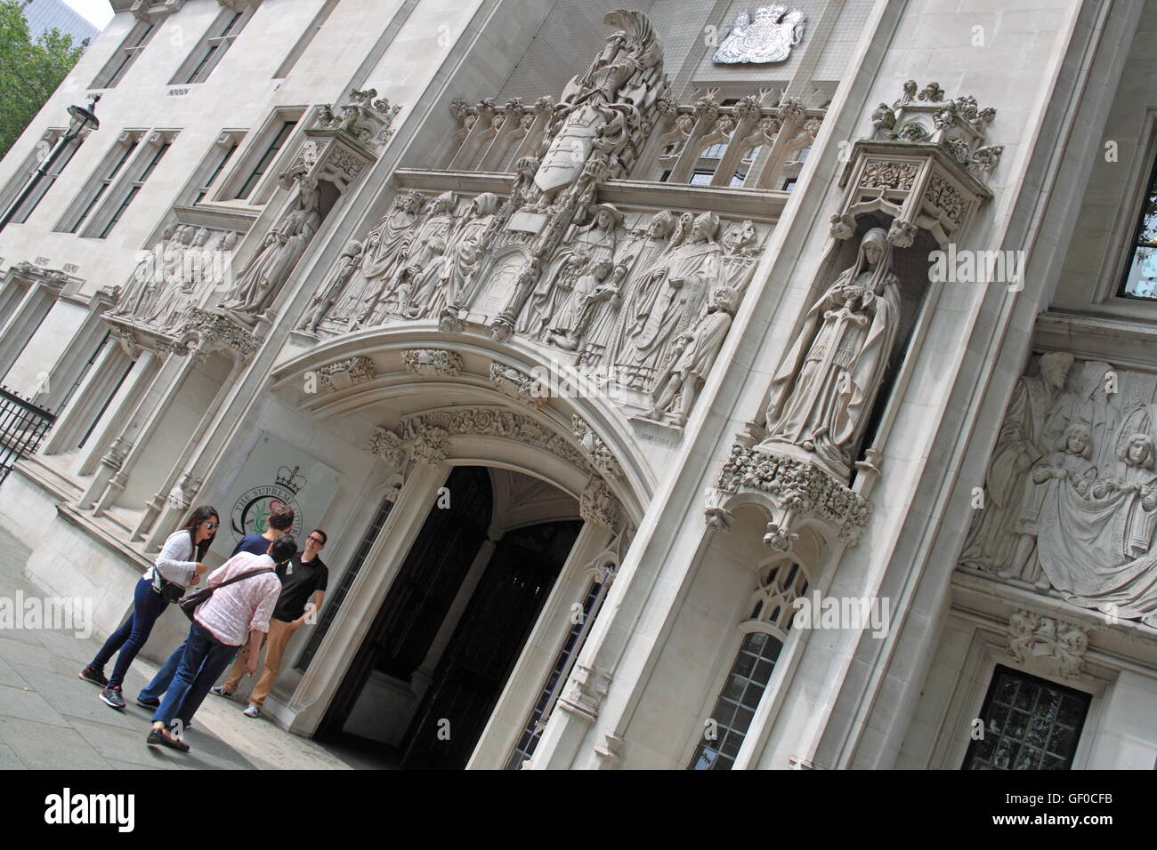 Regno Unito Corte suprema, la piazza del Parlamento, Londra, Inghilterra, Gran Bretagna, Regno Unito, Gran Bretagna, Europa Foto Stock