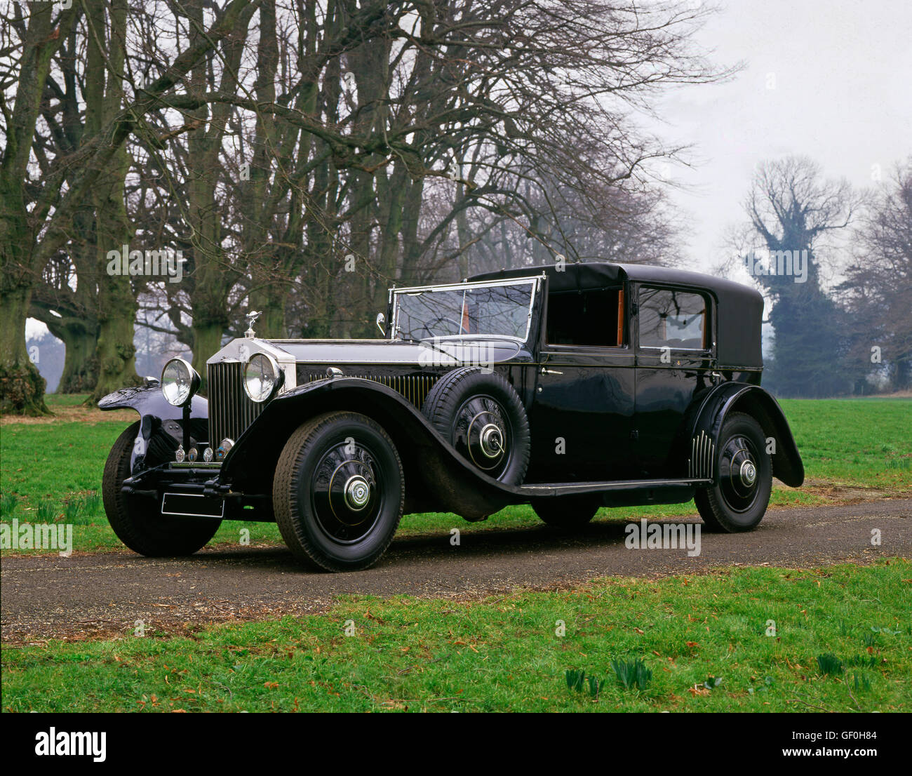 1929 Rolls Royce Phantom II Sedanca de Ville Paese d'origine Regno Unito Foto Stock