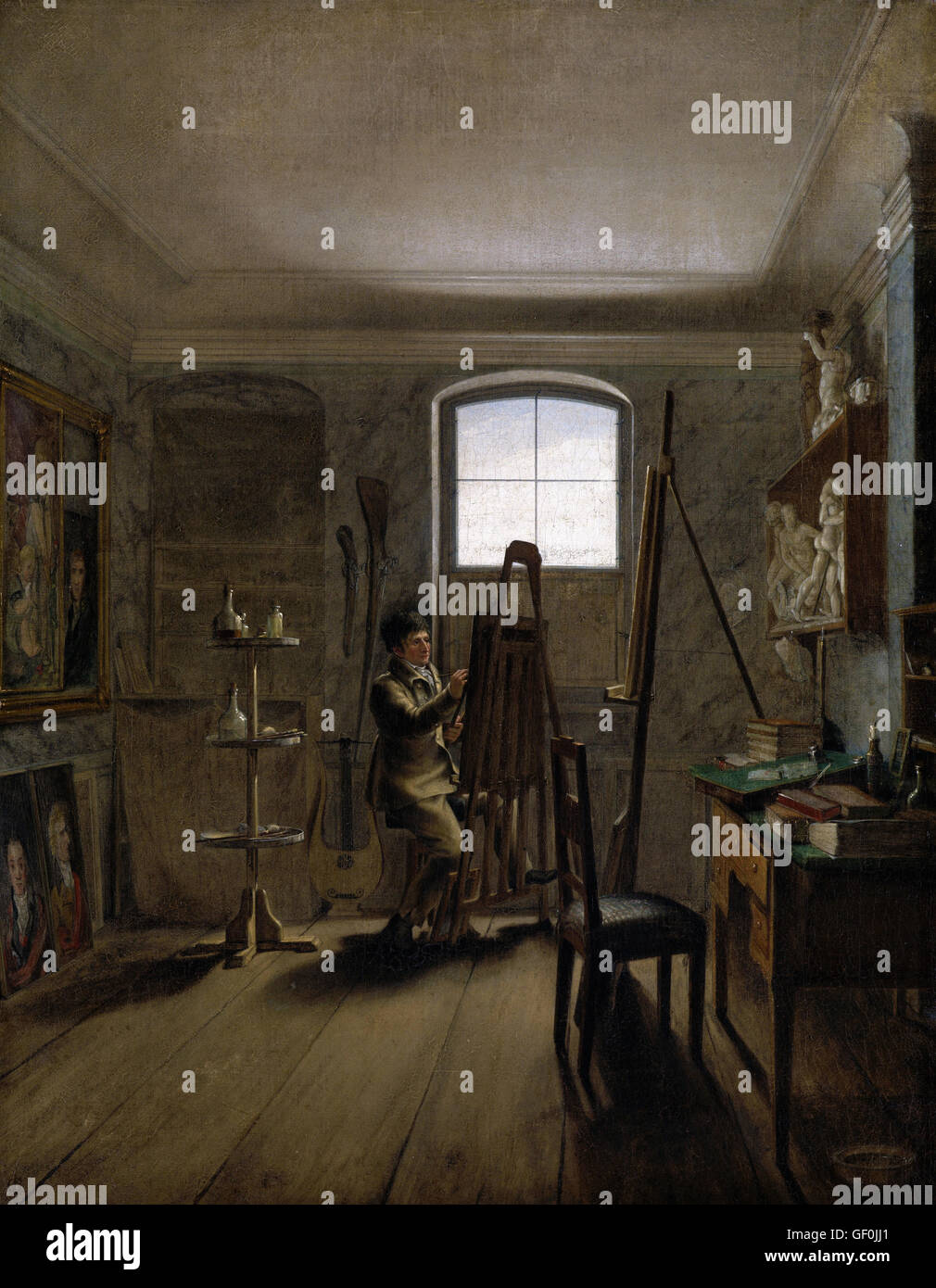 Il pittore Gerhard von Kügelgen nel suo studio - Georg Friedrich Kersting Foto Stock