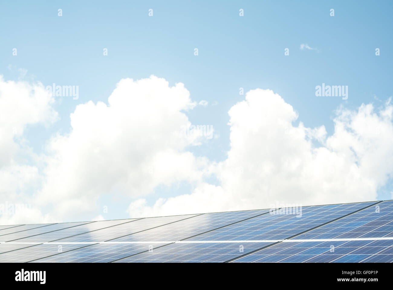 Pannelli solari Foto Stock