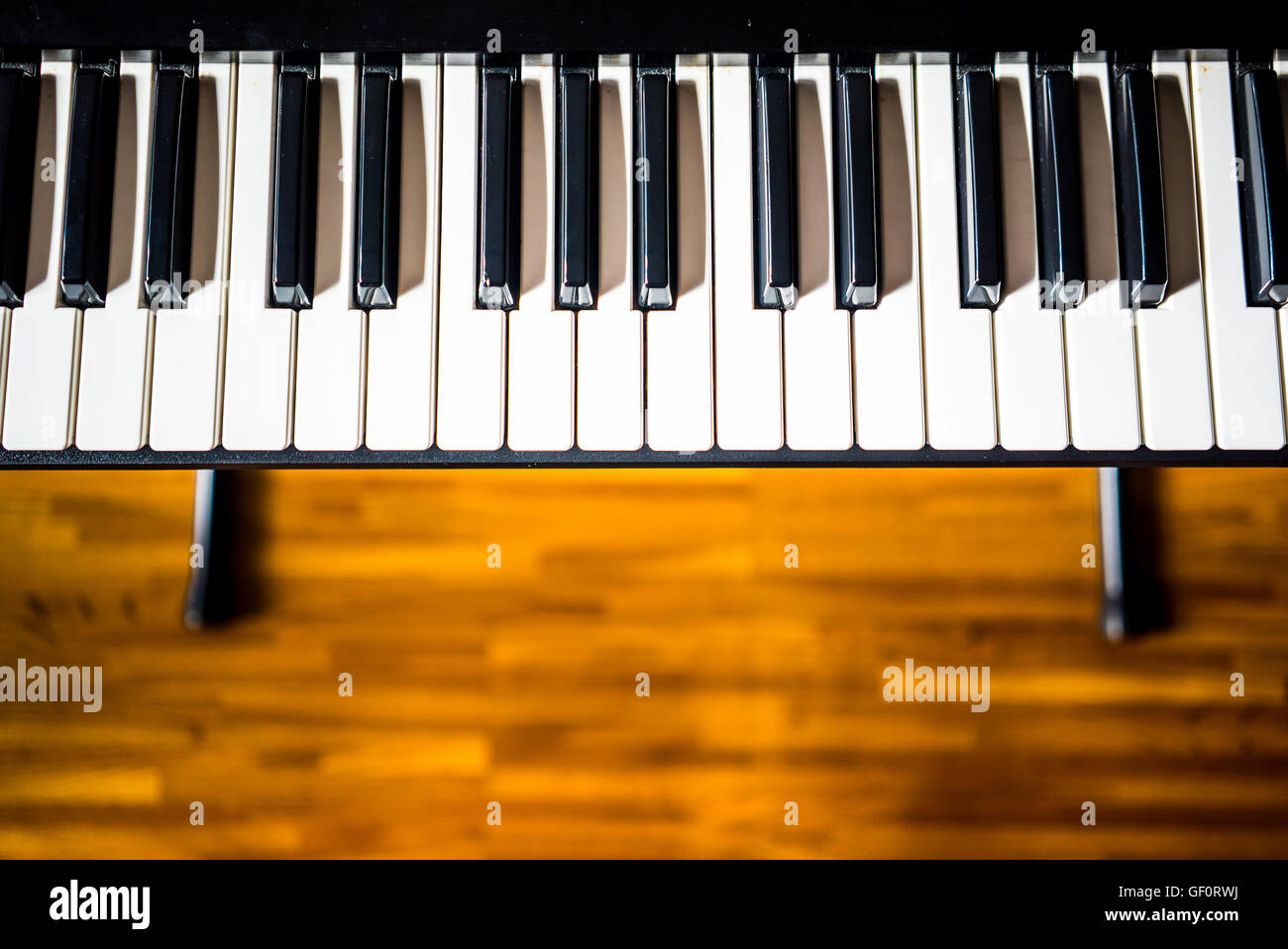 Tastiera di pianoforte Foto Stock