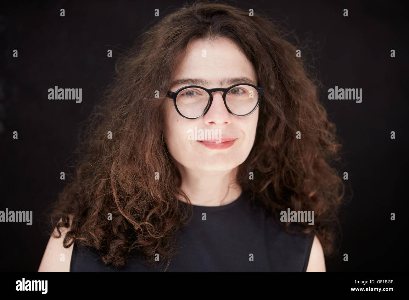 Arsinée Khanjian, attrice e produttore di film, visto durante il festival in Italia nel mese di luglio 2016 Foto Stock