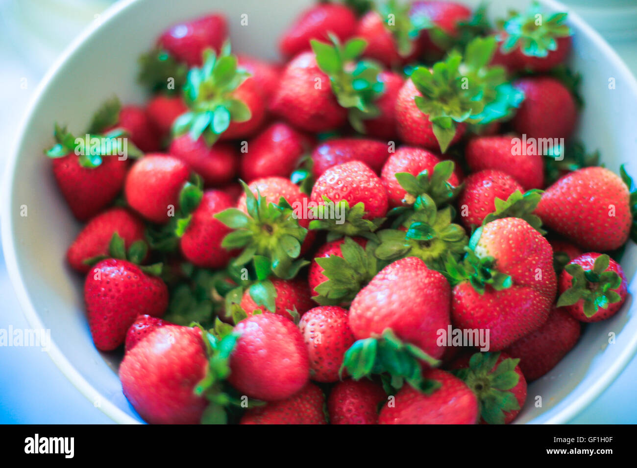Coppa di fragole Foto Stock