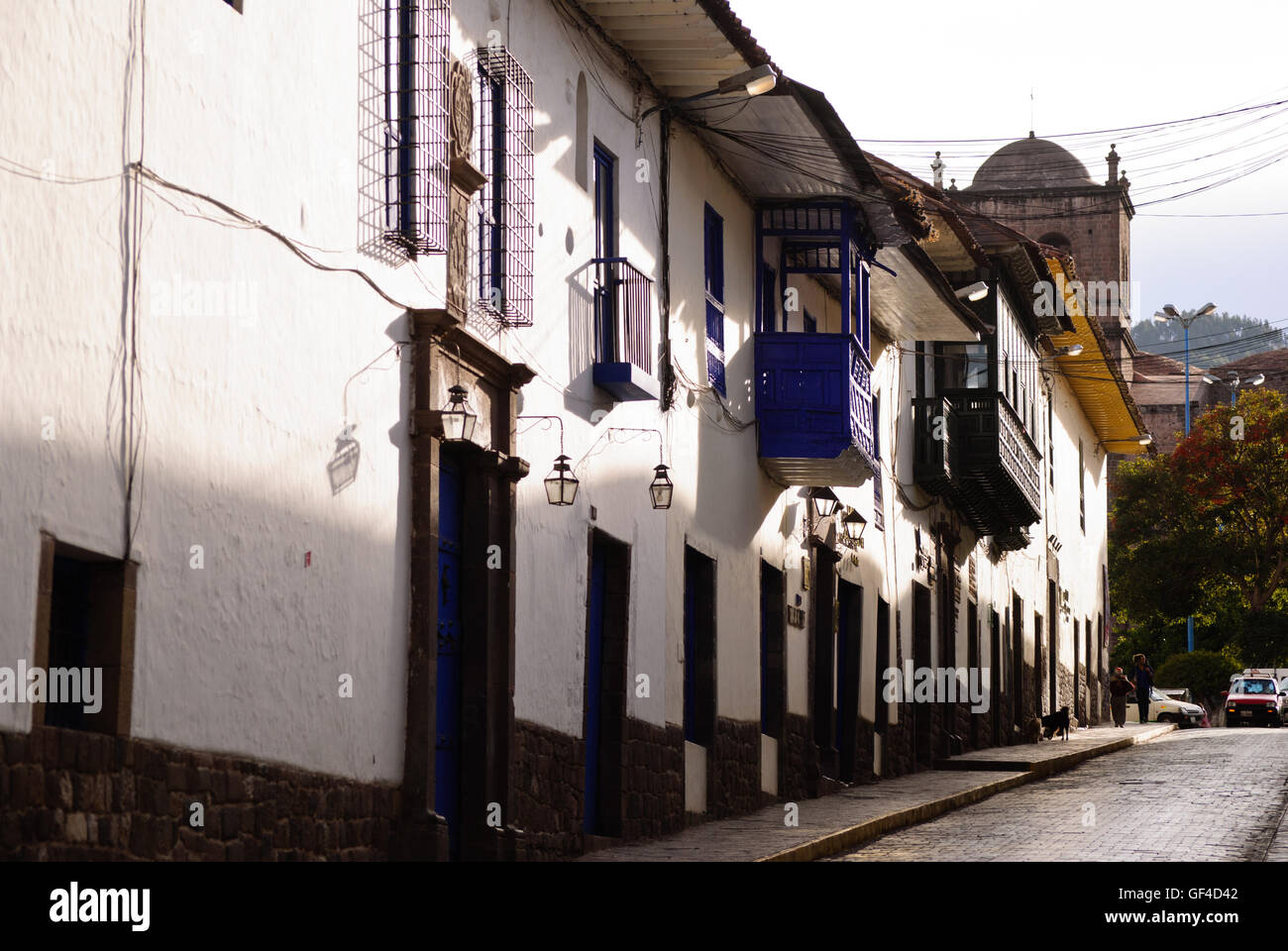 Un angolo della città nella città di Cuzco Foto Stock