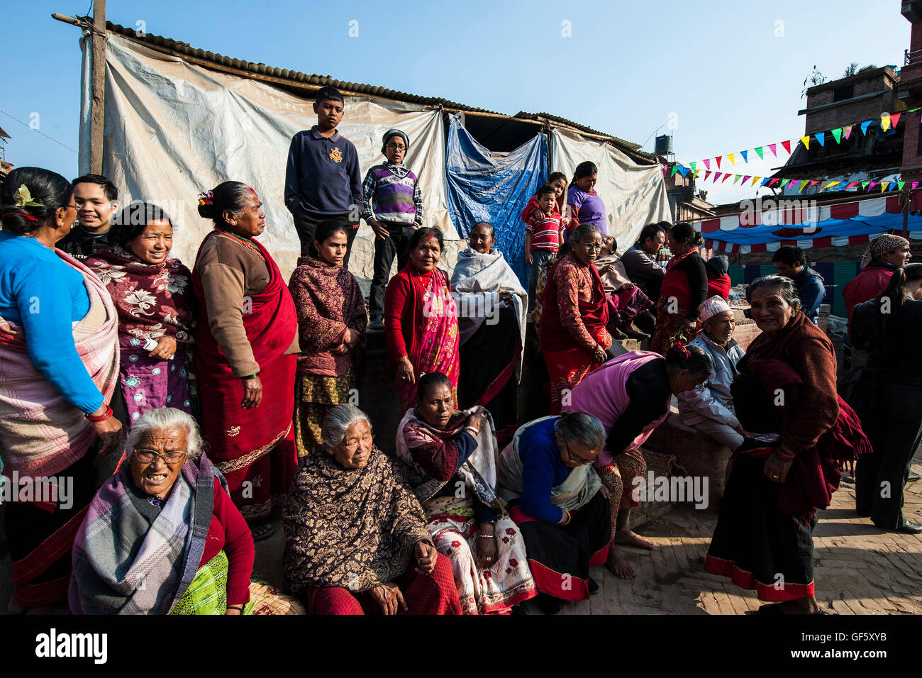 Il Nepal, Bhaktapur,Folclore Foto Stock