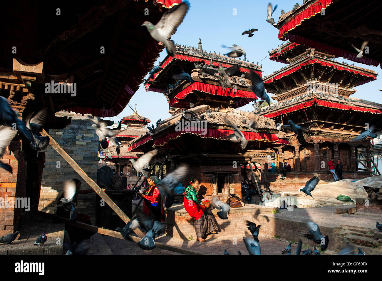 Il Nepal, Kathmandu, Durbar Square Foto Stock