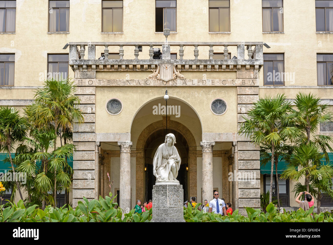 Hotel Nacional de Cuba (sul Malecon), Vedado, Havana, Cuba Foto Stock