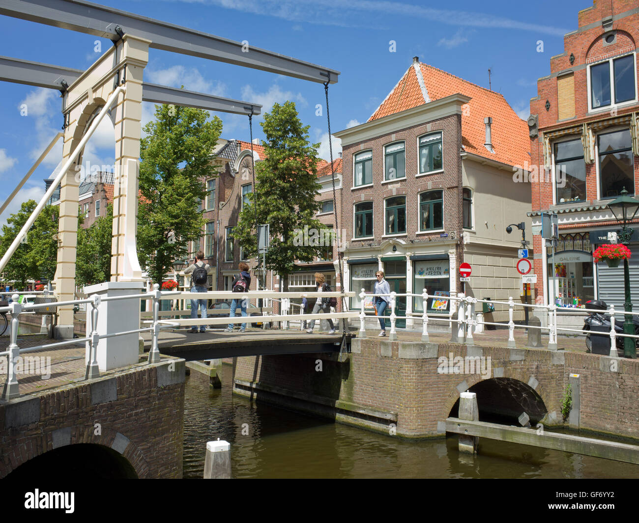 Alkmaar City Center Olanda Foto Stock