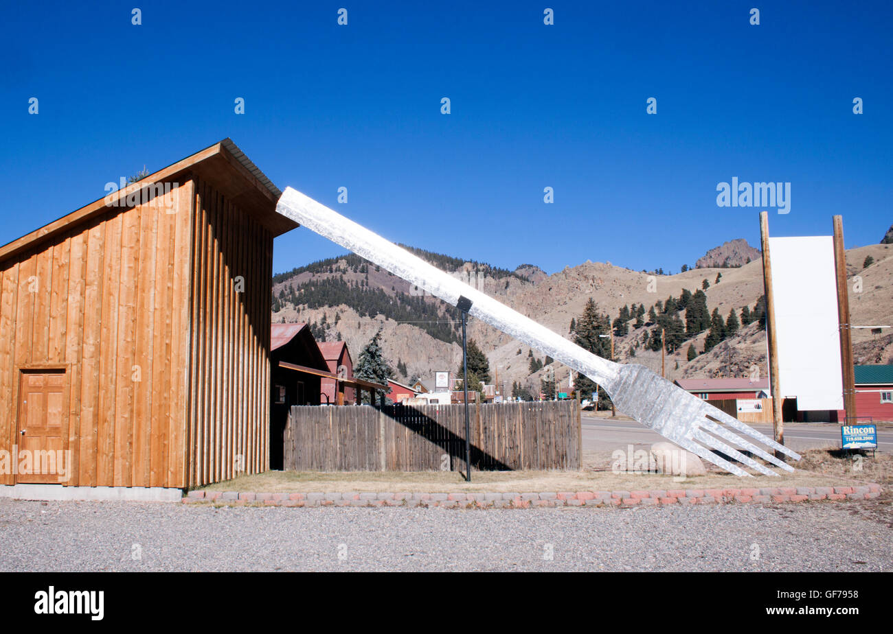 Forcella più grande negli Stati Uniti in Creede Colorado Foto Stock