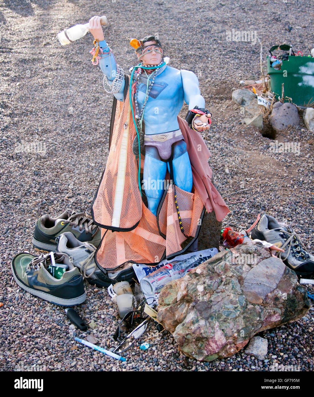 UFO torre di guardia in Hooper Colorado Foto Stock