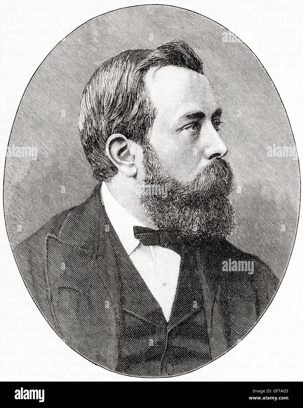William Alexander Hunter, 1844 - 1898. Scottish giurista e politico liberale. Foto Stock