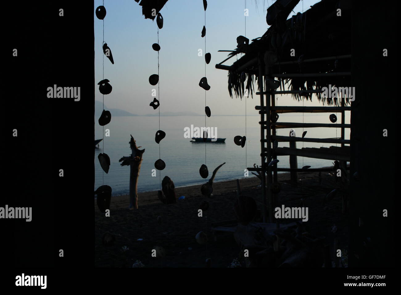 Tramonto a Maumere Foto Stock