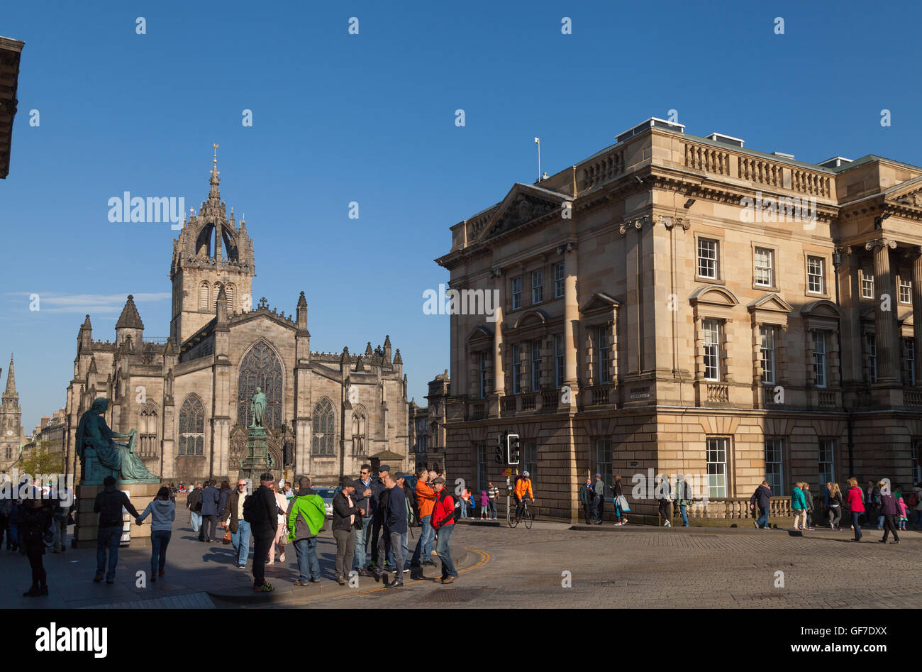 La Cattedrale di St Giles Edinburgh Scotland Regno Unito Foto Stock