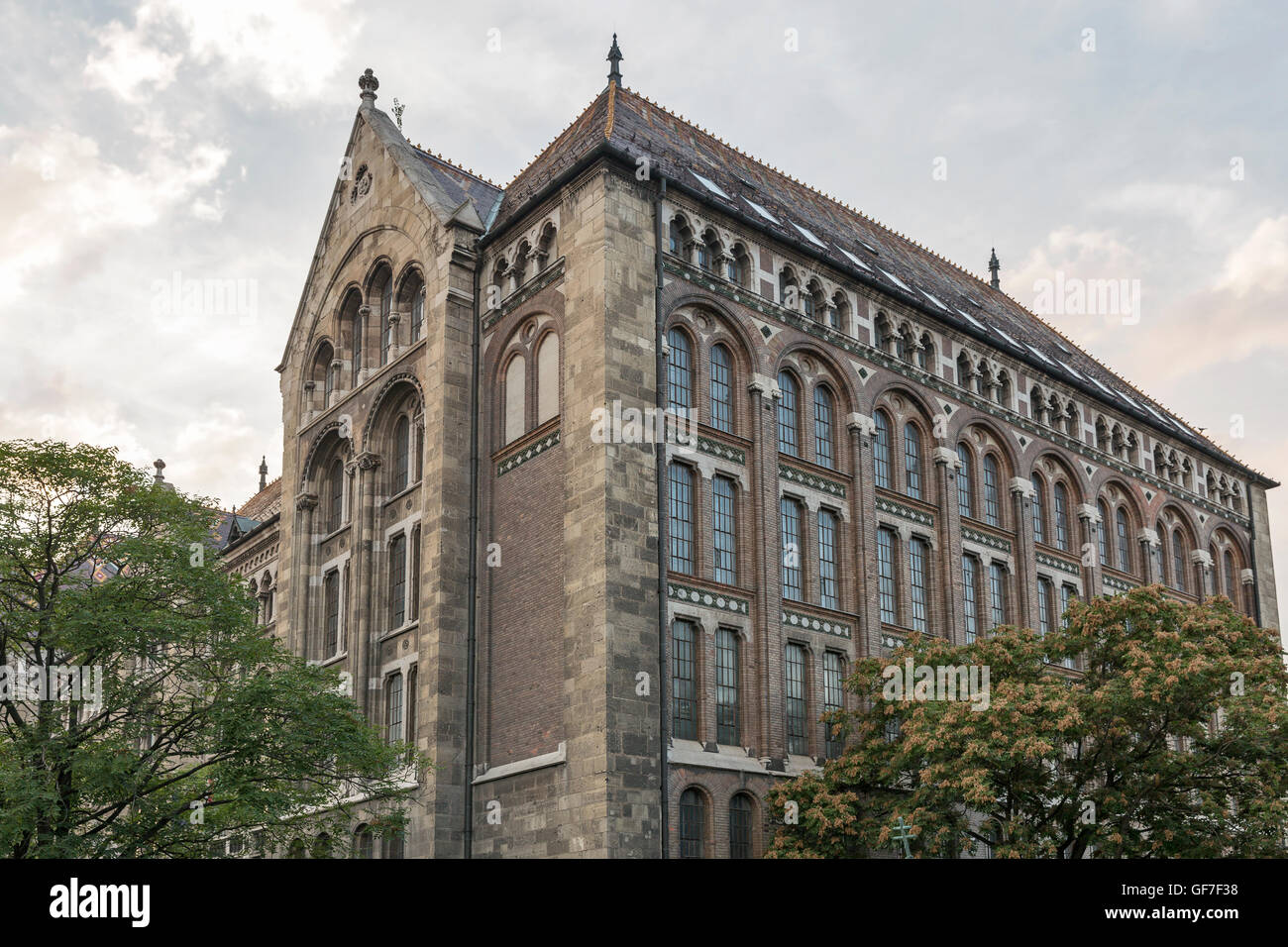 Archivio nazionale di Ungheria edificio, Budapest Foto Stock