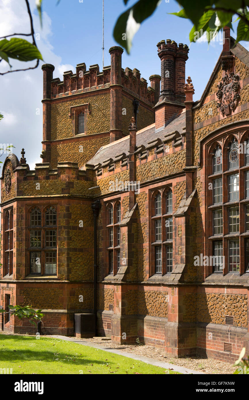 Regno Unito, Inghilterra, Norfolk, King's Lynn, St James' Road, Biblioteca, costruito da filantropo Andrew Carnegie Foto Stock