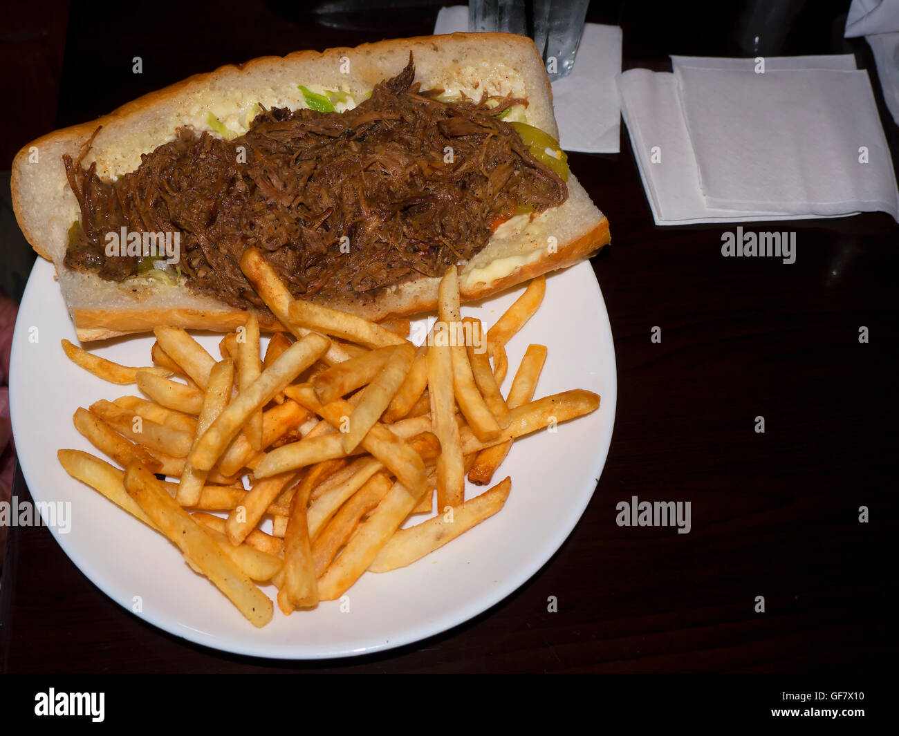 Po ragazzi il cibo del profondo Sud America Foto Stock