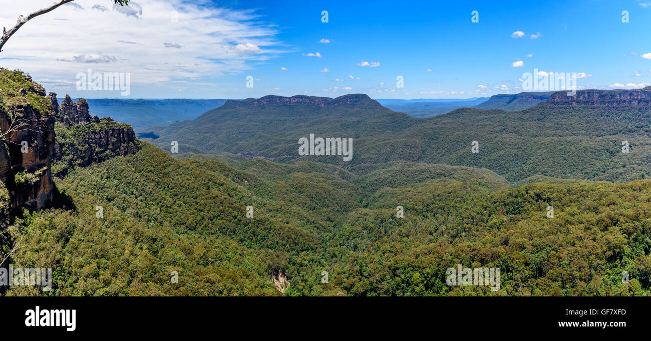 Montagne Blu Panorama, Australia Foto Stock