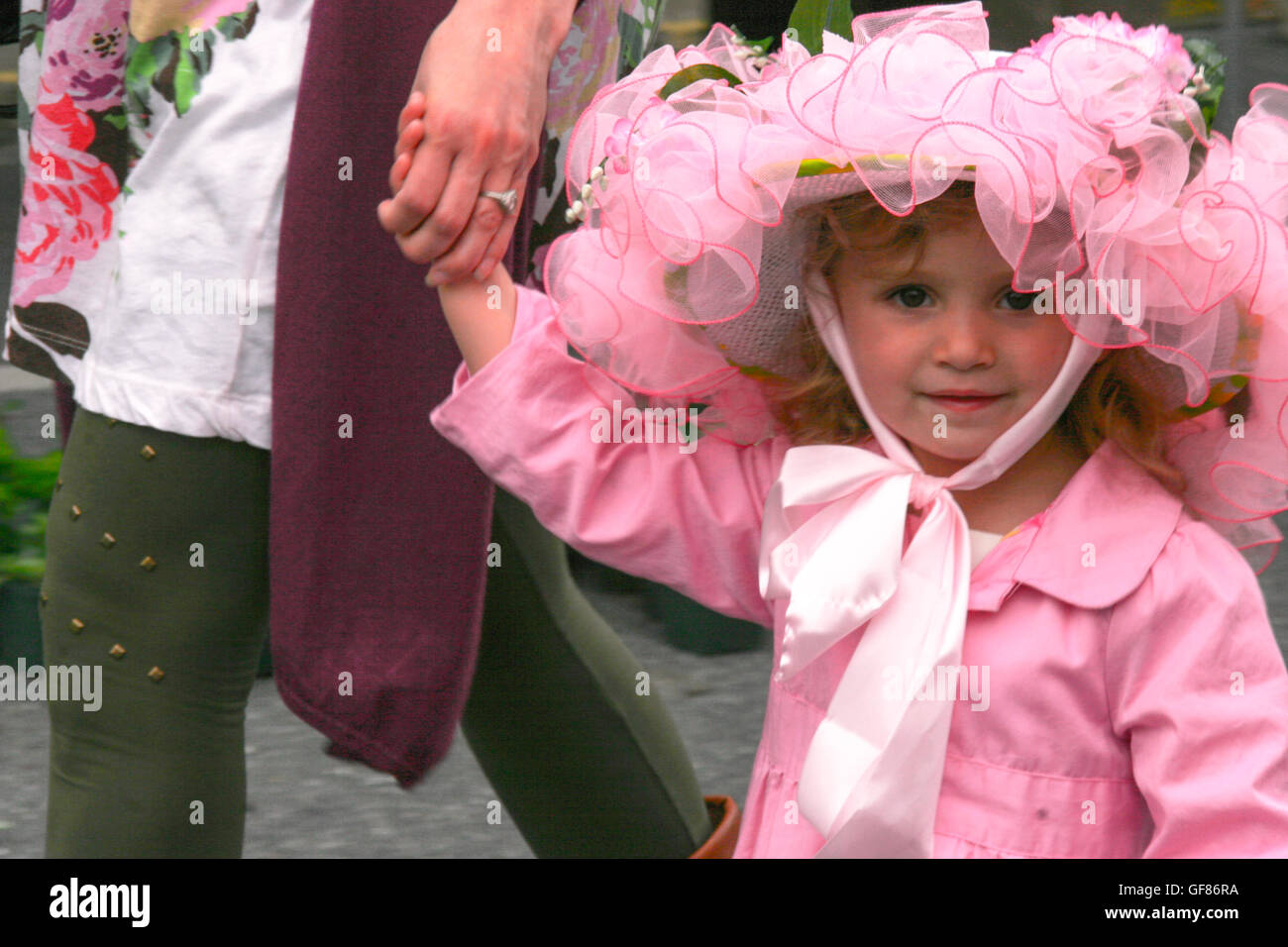 Festival di Primavera di Pasqua Hat contest Berlin Maryland USA Foto Stock