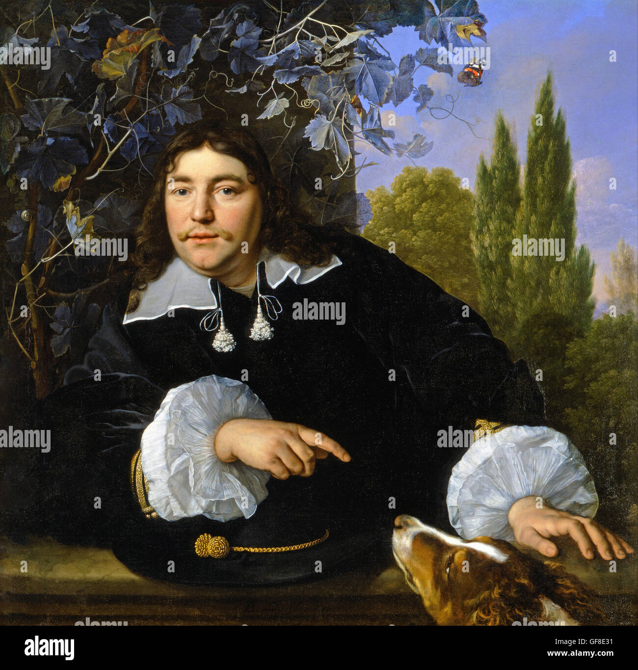 Bartholomeus van der Helst - Autoritratto Foto Stock