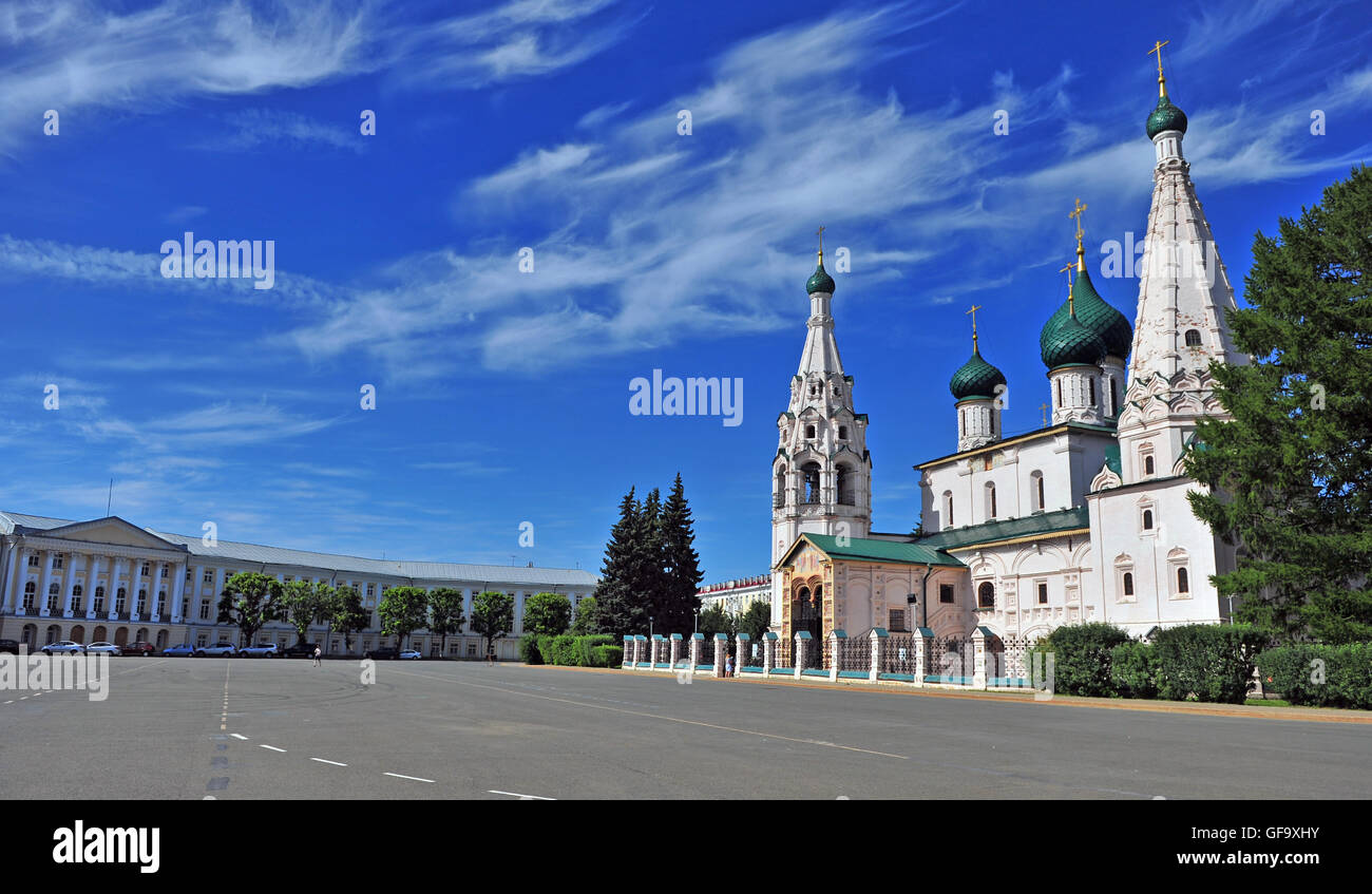 Chiesa di Elia Profeta, Yaroslavl città, Russia Foto Stock