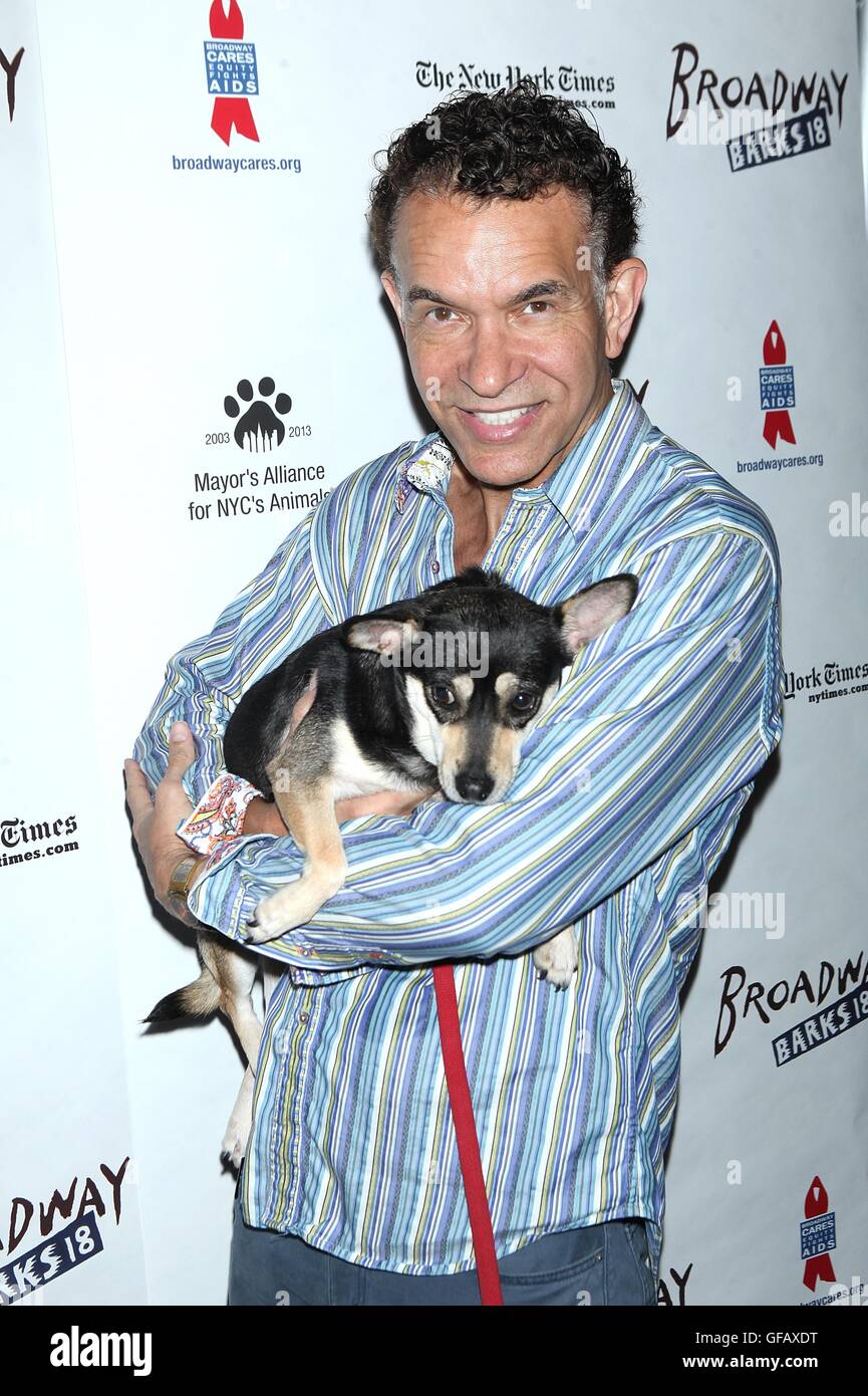 New York, Stati Uniti d'America. Il 30 luglio, 2016. Brian Stokes Mitchell al diciottesimo annuale di cortecce di Broadway! L annuale di celebrità del cane e del gatto adozione caso prodotta da Broadway Cares/Equity Fights AIDS su luglio 30, 2016 a New York City. Credito: MediaPunch Inc/Alamy Live News Foto Stock