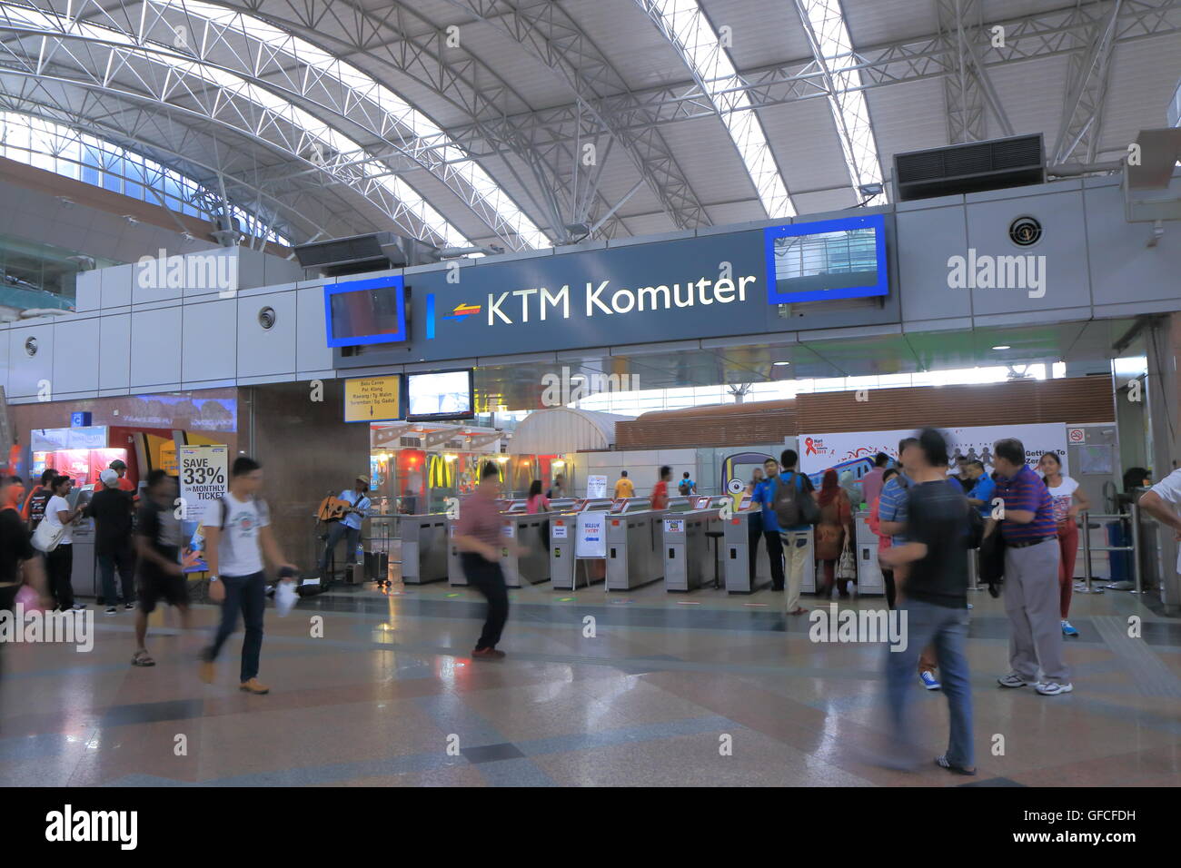 Stazione di KTM a KL centrale di Kuala Lumpur Foto Stock