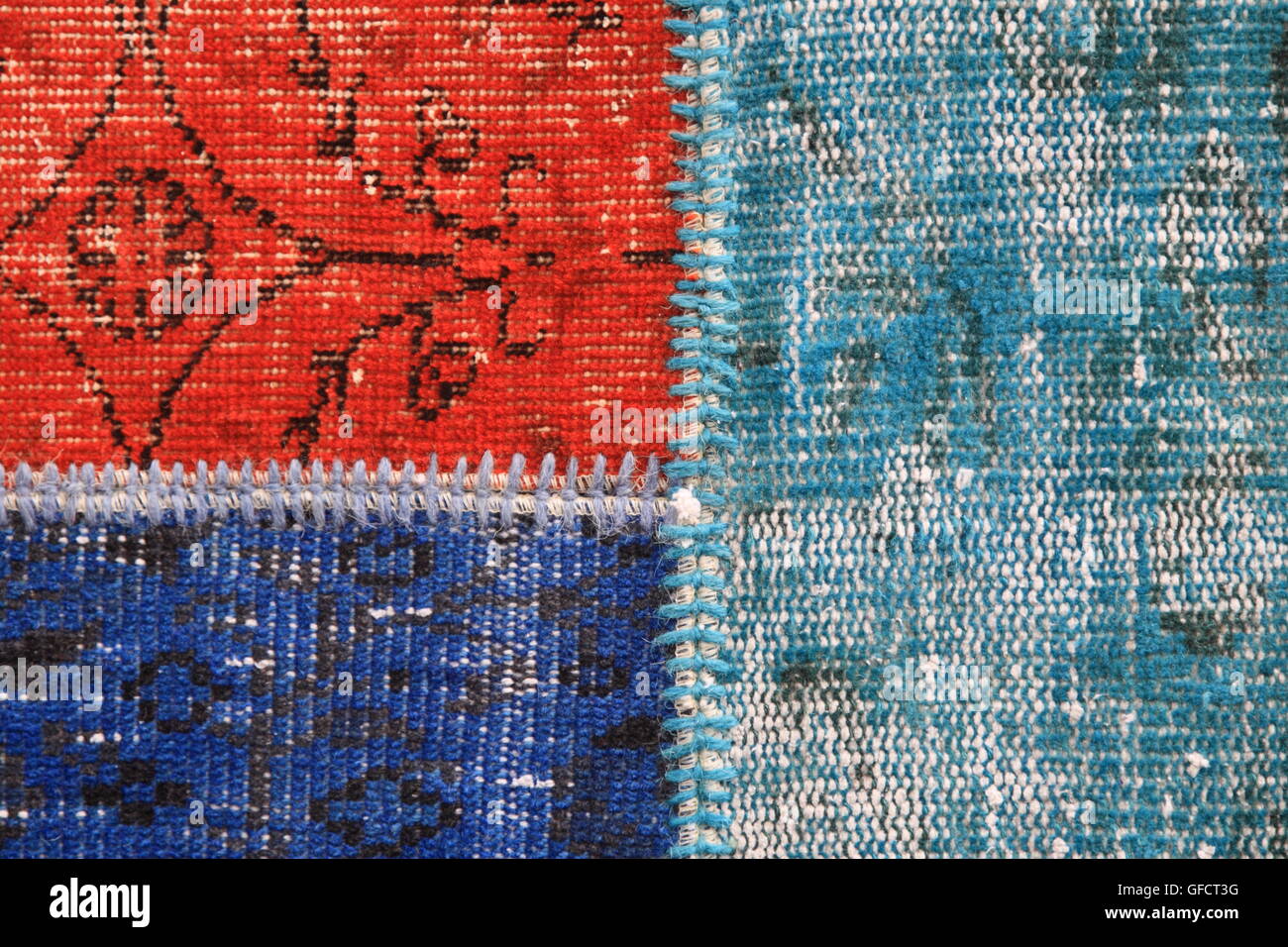 Fatto a mano tappeto Turco Foto Stock