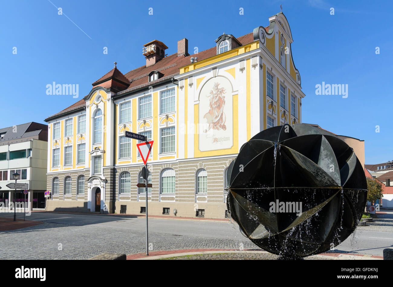 Deggendorf: città ​​Museum, in Germania, in Baviera, Baviera, Niederbayern, Bassa Baviera Foto Stock
