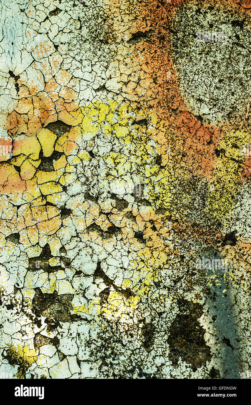 Bella strada arte dei graffiti. Di colore in astratto il disegno creativo di moda su pareti della città. Urbano della cultura contemporanea. Foto Stock