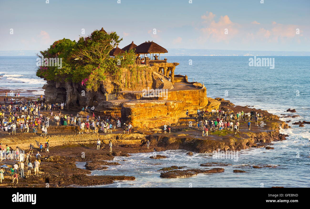 Dal Tempio Tanah Lot, Bali, Indonesia Foto Stock