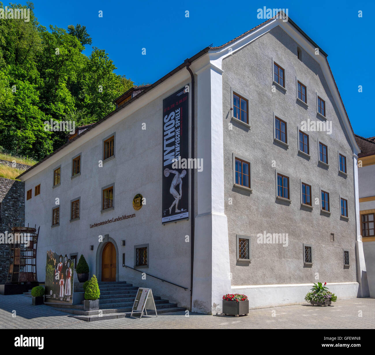 Museo Nazionale di Vaduz, Principato del Liechtenstein, Europa Foto Stock