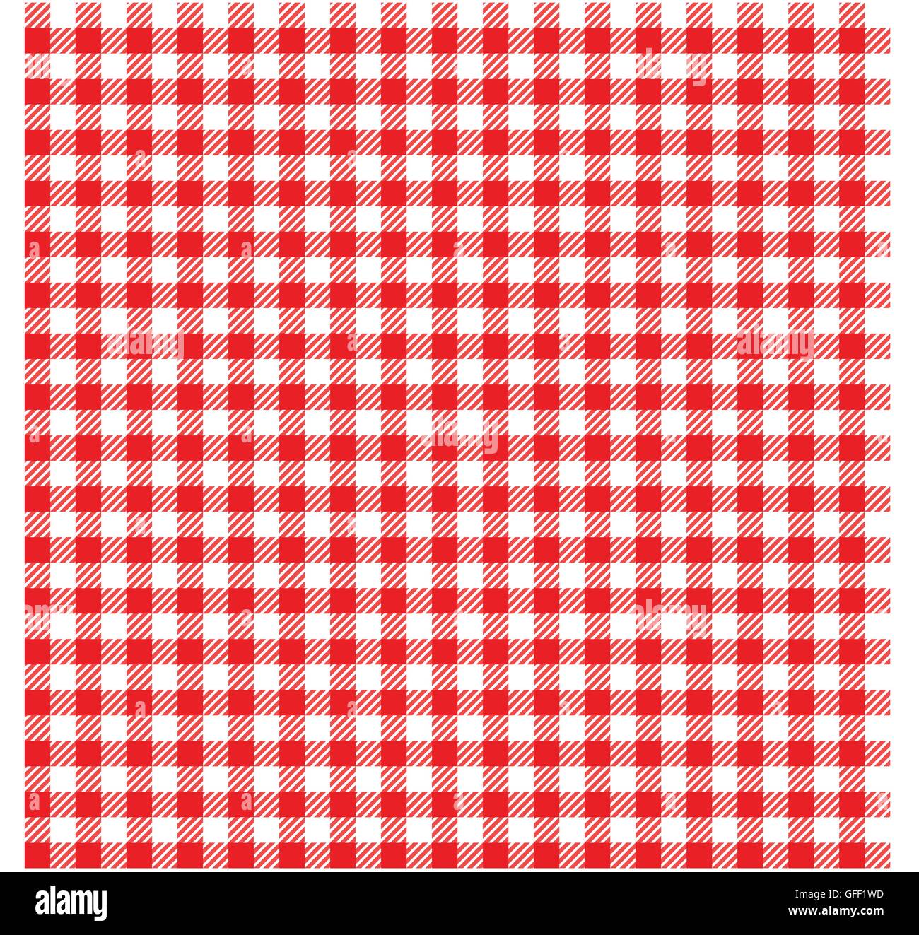 Motivo a quadretti rosso e bianco Immagini Vettoriali Stock - Alamy